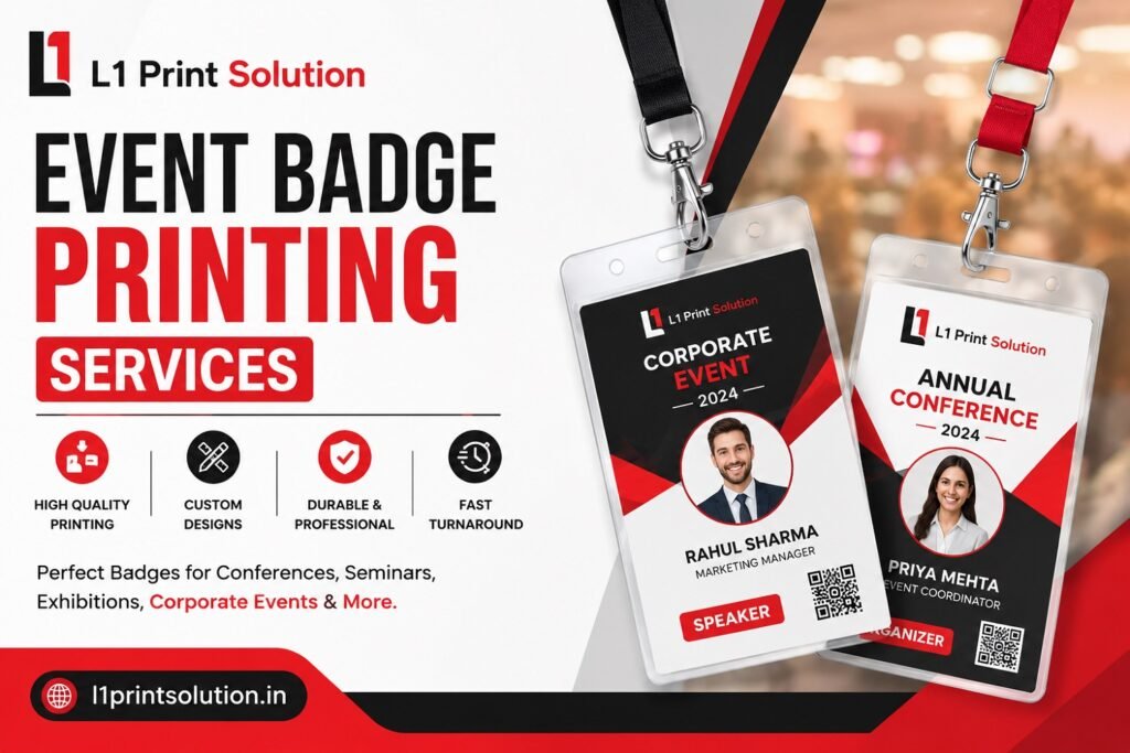 Event Badge Printing Services