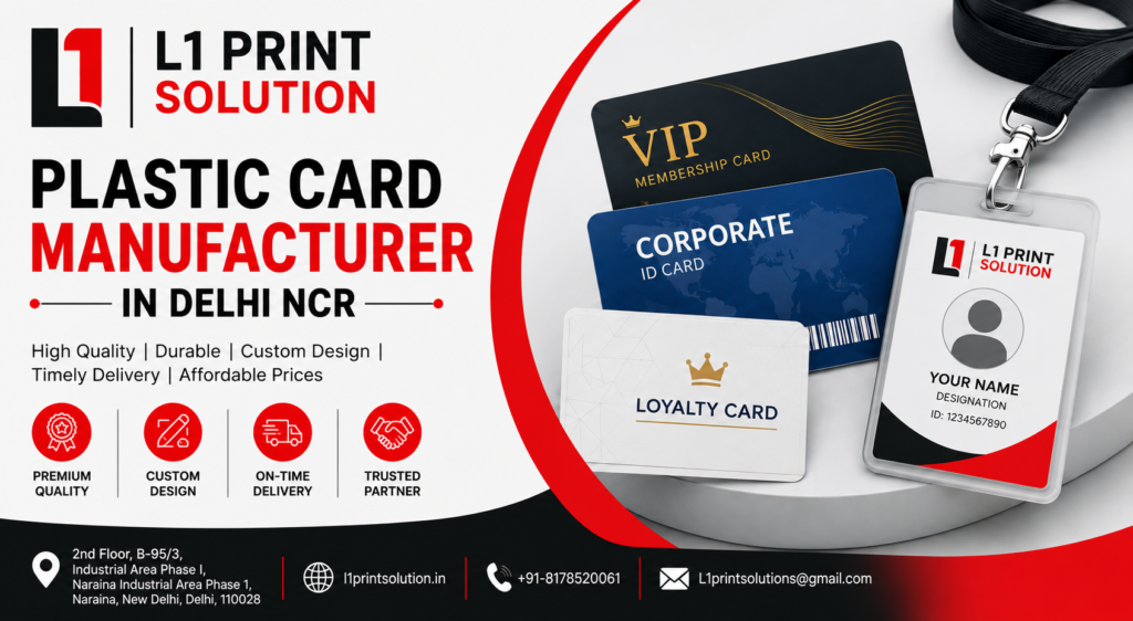 Plastic Card Manufacturer in Delhi NCR