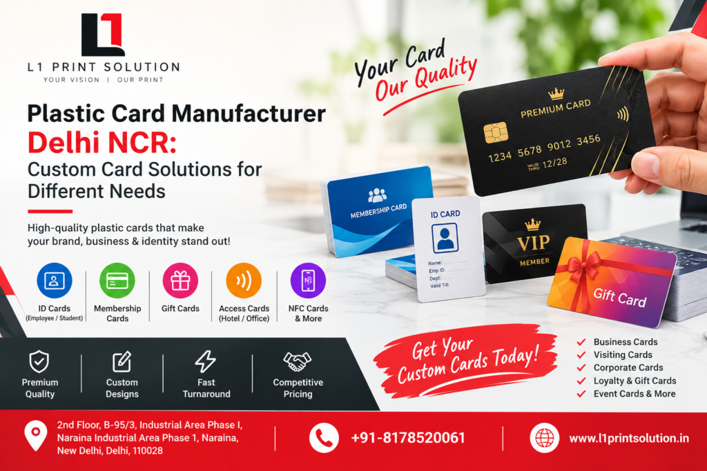 Plastic Card Manufacturer Delhi NCR